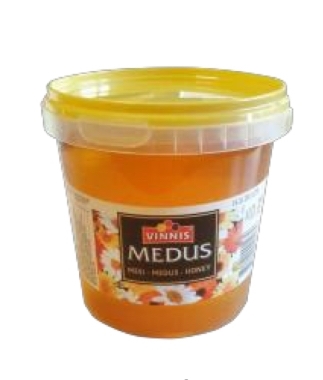 0024199 Vinnis Honey Mix Honey Dropmedus Izstradajums Medutelis 1kg