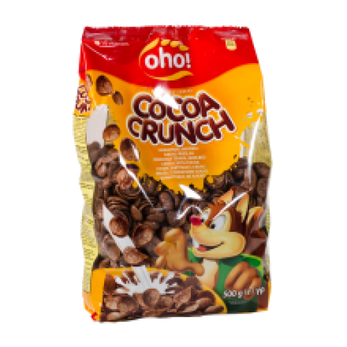 Oho Cocoa Crunch Breakfast Cereals 500g 500x500