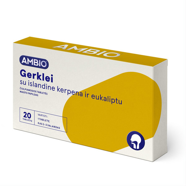 0051605 Ambio Gerklei Su Islandine Kerpena Ir Eukaliptu 20 Tableciu 600