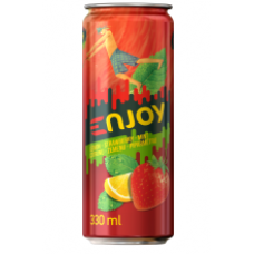 Cido Enjoy Strawberry Mint Lemon Carbonated Drink 330ml Can 228x228