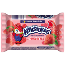 Nykstukas Curd Cheese With Strawberry 100g 228x228