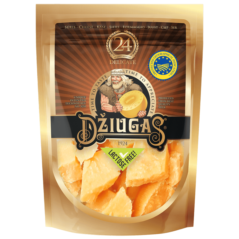 Dziugas 24 Lauzytas 100 G Mazas