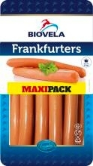 0007531 Biovela Frankfurters Cooked Sausages 730g 550