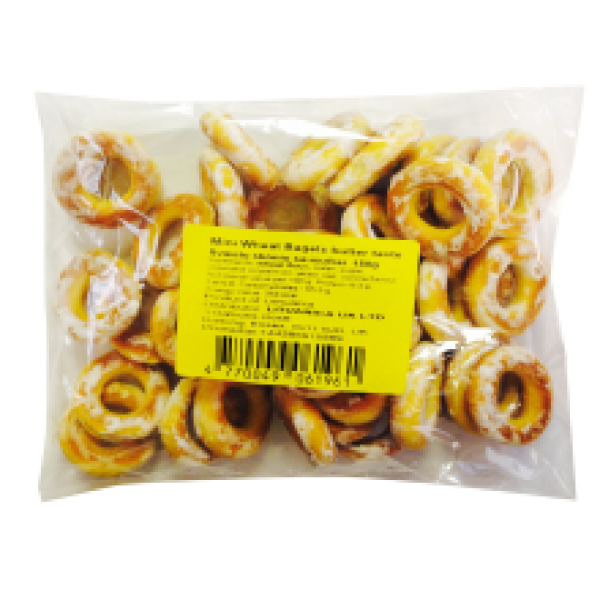Javine Butter Flavour Mini Wheat Bagels 150g 600x600