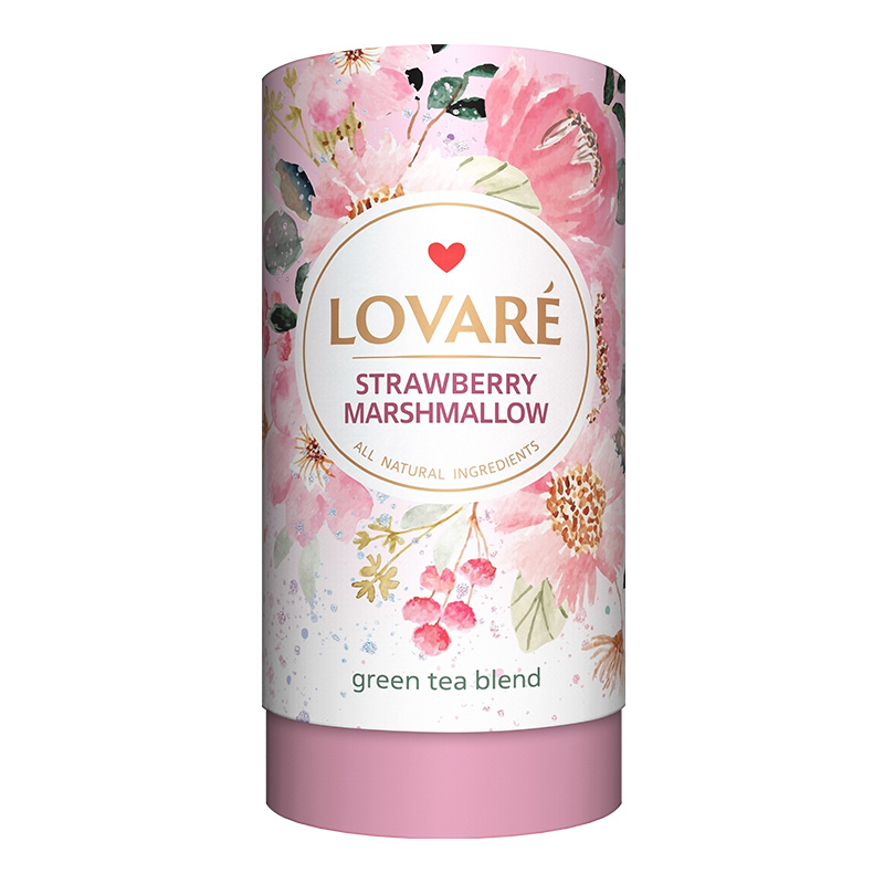 Green Tea Lovare Strawberry Marshmallow 80gr
