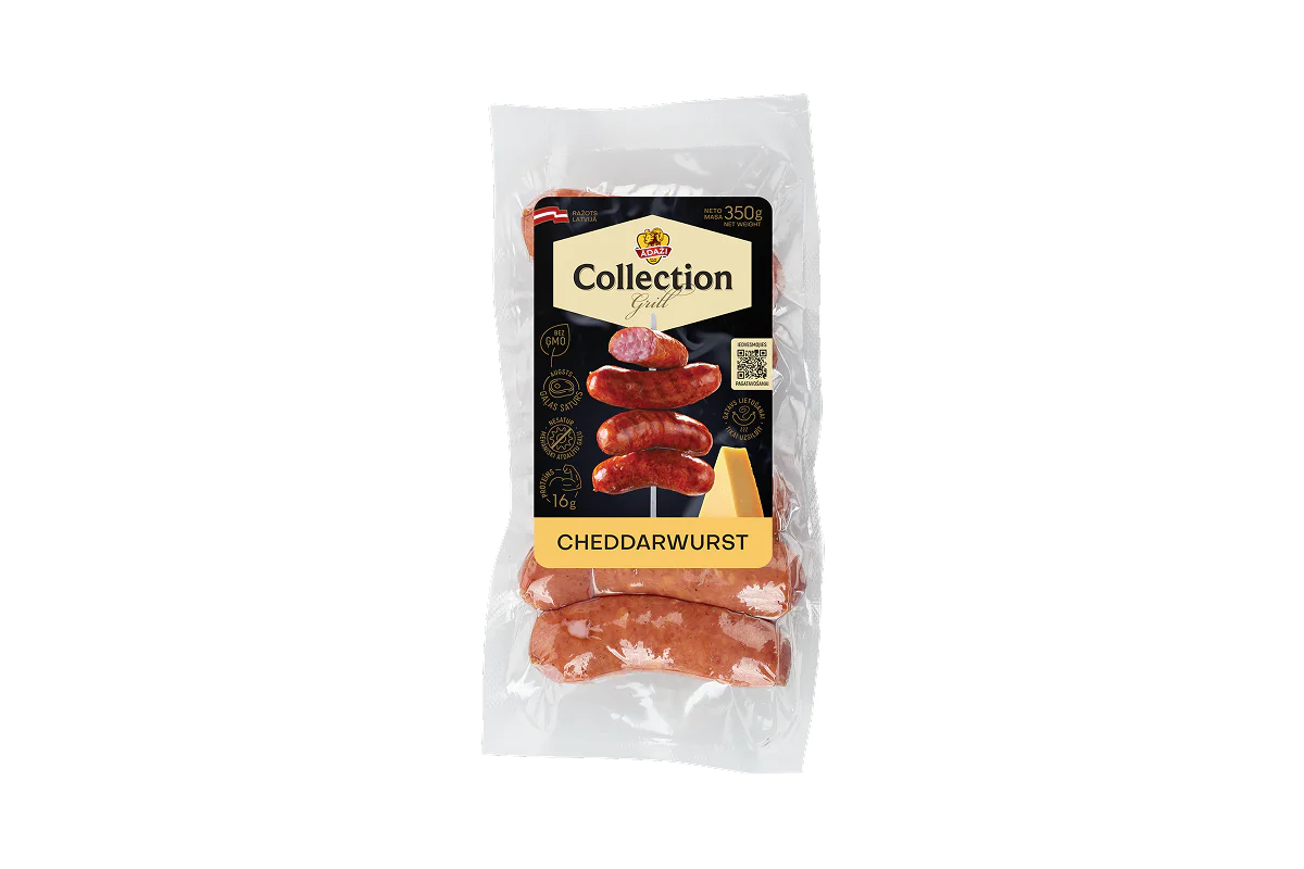 Grill Collection Desiņas Cheddarwurst 350g