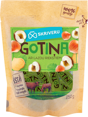 Gotina Ar Lazdu Riekstiem 250g Ar Uzlimi