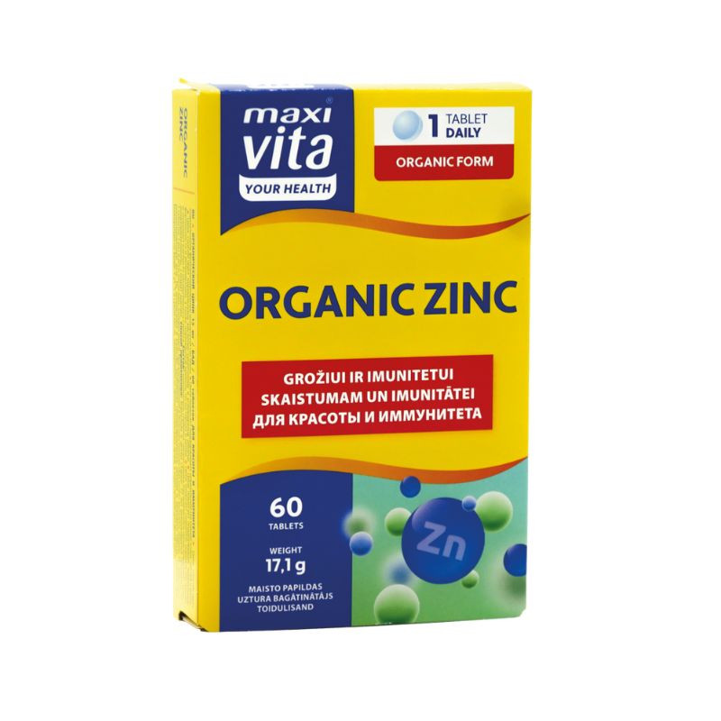 Organic Zinc 60 Tablets