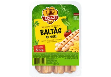Cepamdesinas Baltas Ar Sieru Adazi 600g
