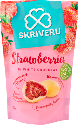 Zemenes Baltaja Sokolade 100g