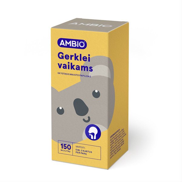 0051531 Ambio Gerklei Vaikams Sirupas 150 Ml 600