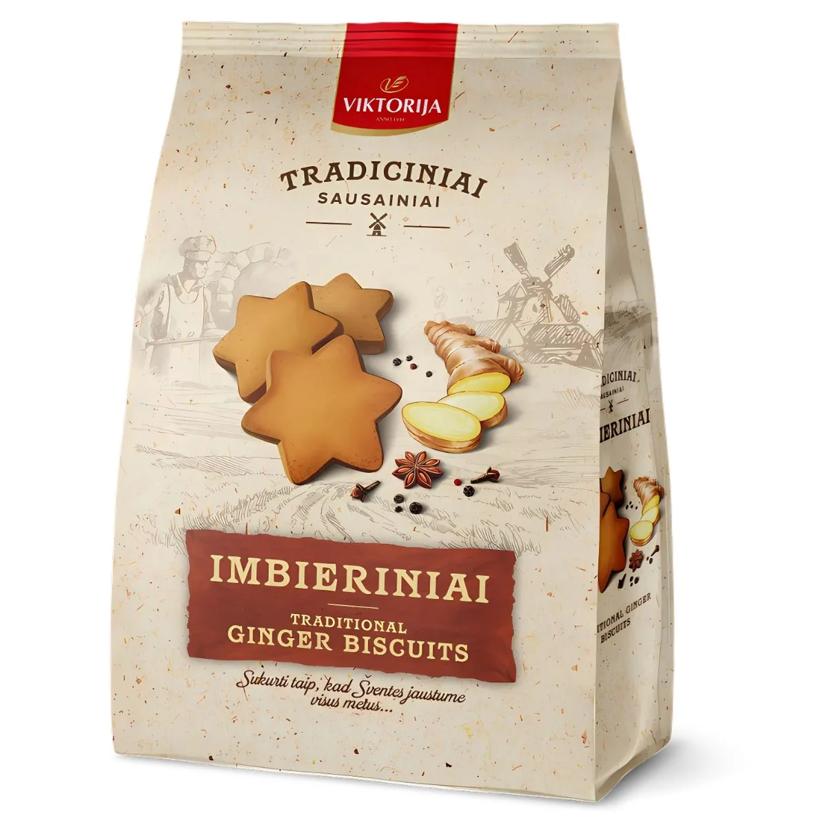 Viktorija Traditionalgingerbiscuits 250g